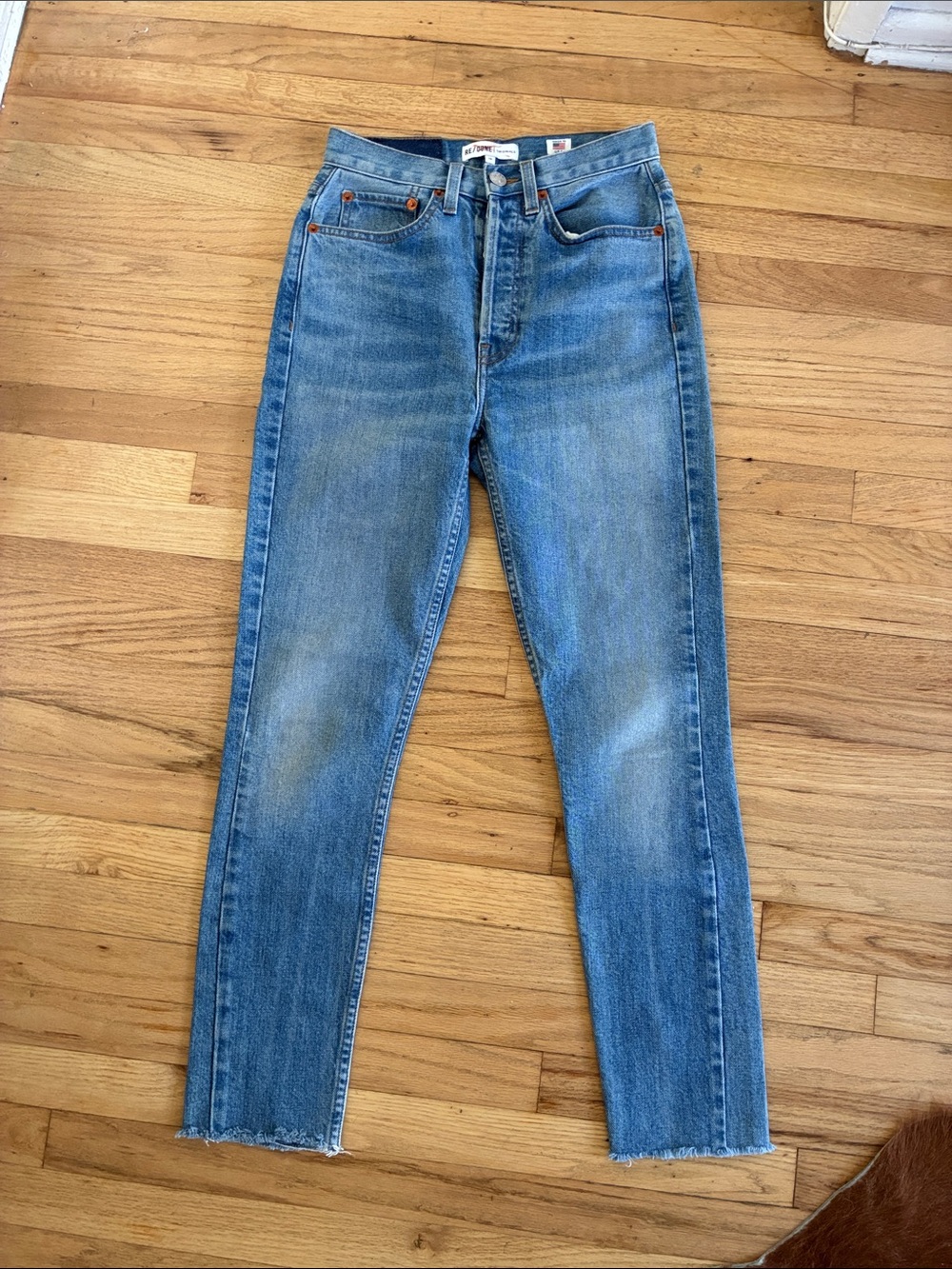Re/done High-Rise Blue Women's Jeans - Classic Denim size 26